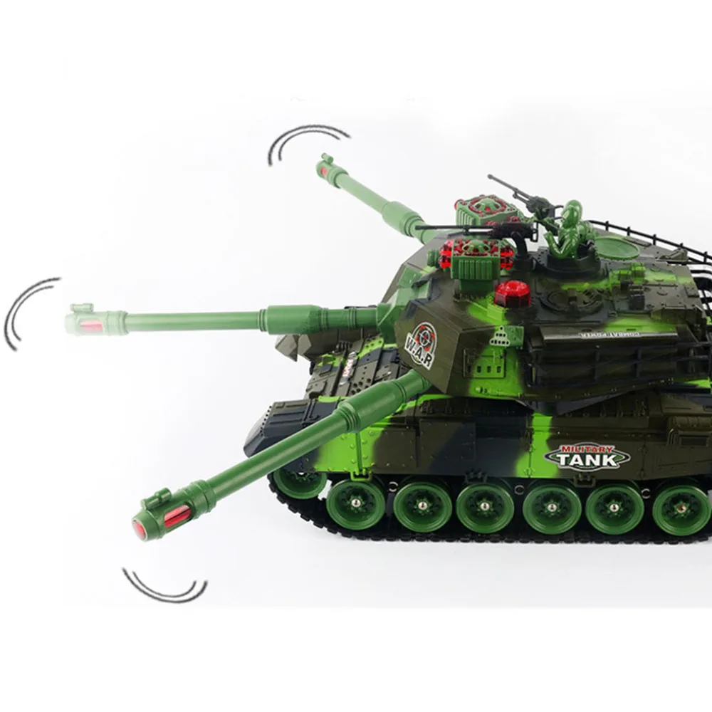 2020 New RC War Radio Tank Tactical Vehicle Main Battle Military Model Sound Recoil Electronic Hobby Boy Toys | Игрушки и хобби