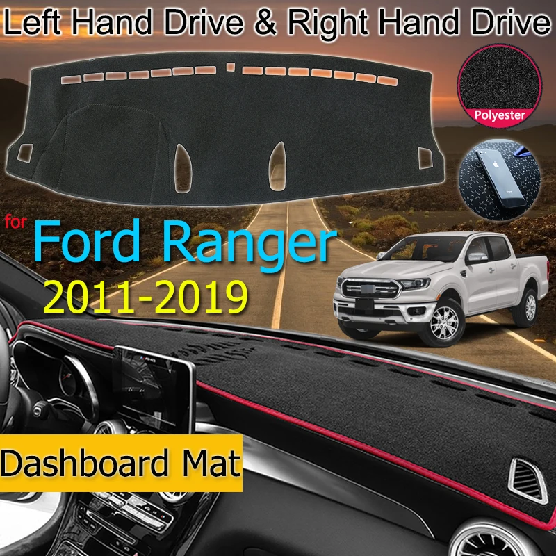 

Нескользящий коврик для приборной панели Ford Ranger T6 2011-2019
