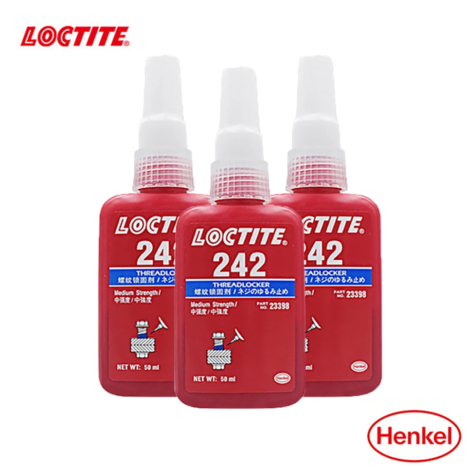 Клей Loctite 242 предотвращает скольжение винтов анаэробный клей loctite242 241 243 262 271 290 |