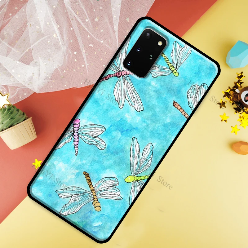 Dragonfly Case For Samsung Galaxy S22 Ultra S20 FE S8 S9 S10 Note 10 Plus 20 S21 Cover | Mobile Phone Cases & Covers