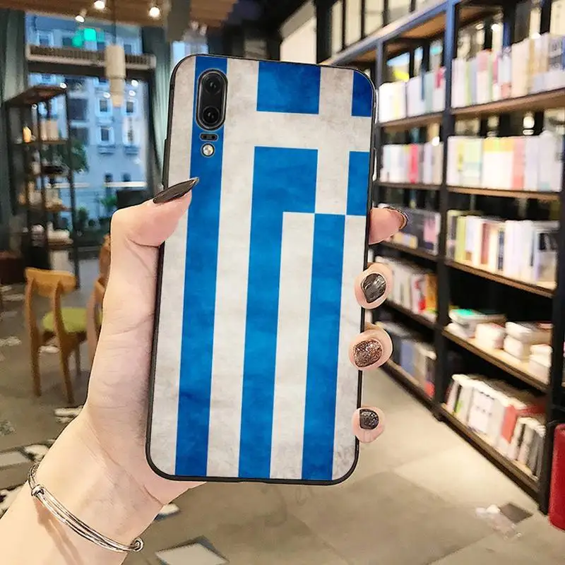 

Greece Greek National Flags shell Phone Case For Huawei honor Mate P 10 20 30 40 Pro 10i 9 10 20 8 x Lite