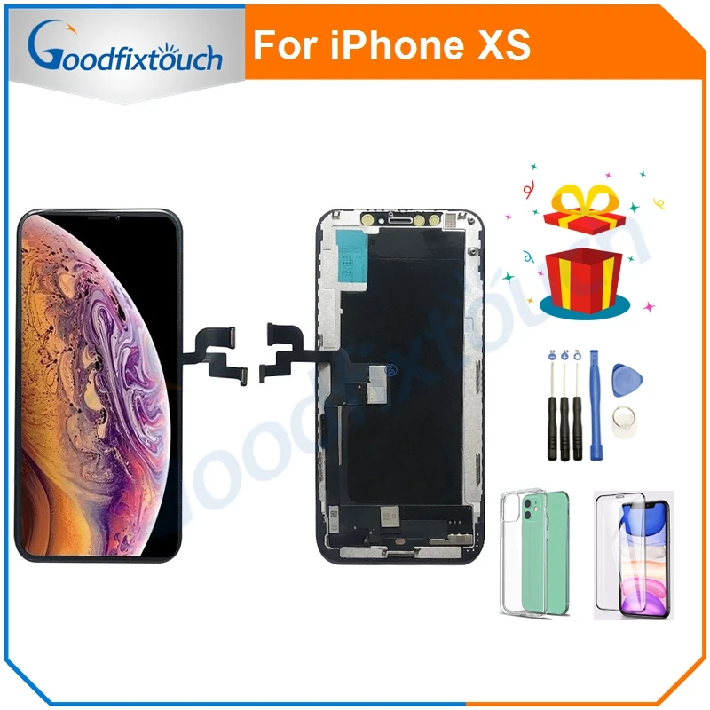 GradeAAA For iPhone XS LCD Display Touch Screen Digitizer Assembly For iPhone XS Incell LCD Replacement Parts OEM Backlight