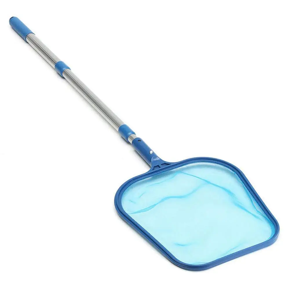 Swimming Pool Skimmer Net Rubbish Cleaning Rake Mesh Leaf Nets Deep Bag All Kinds Of Pools Use With Expansion Bar | Спорт и