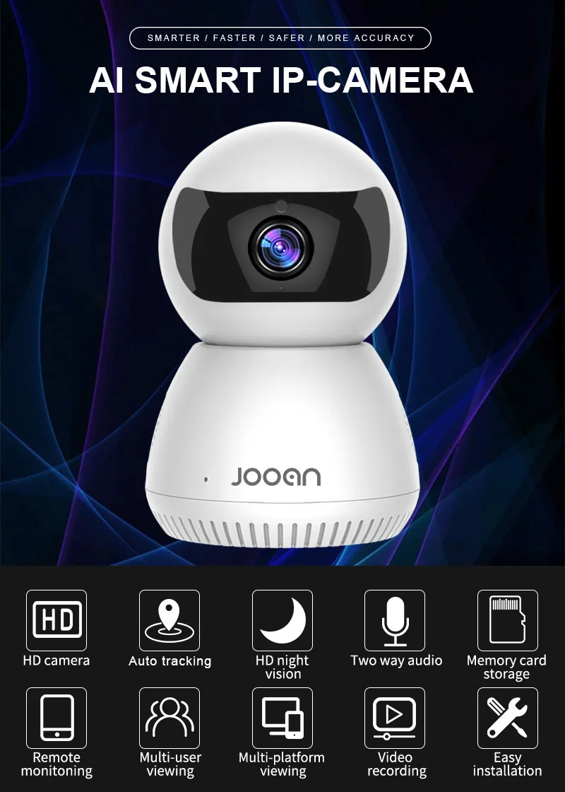 HD 1080P Беспроводная ip камера интеллектуальное автоматическое отслеживание с