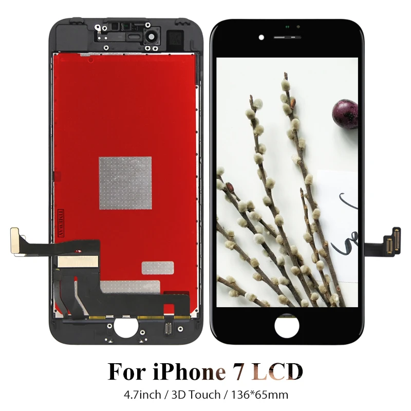 for iphone 7 new display pr7 aaaa screen replacement for apple iphon panel lcd screens mobile phones parts digitizer assembly 3d free global shipping