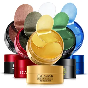 60 шт. коллагеновая Золотая маска для глаз лица против морщин гель сна Золотая маска патчи для ухода за глазами увлажняющая для сна маска для глаз