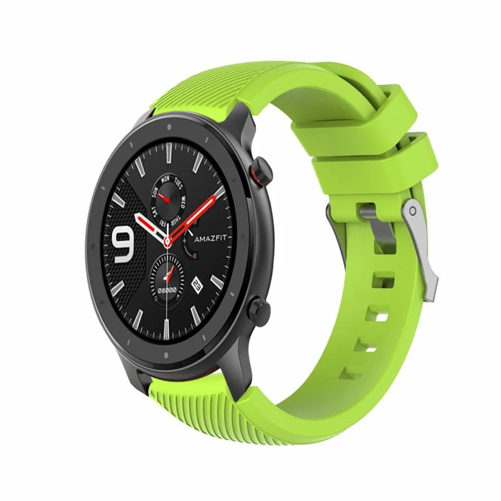 Ouhaobin 22 мм силиконовый сменный ремешок для Xiaomi Huami Amazfit GTR 47 мм Смарт-часы correa для Amazfit gtr ремешок 910#2