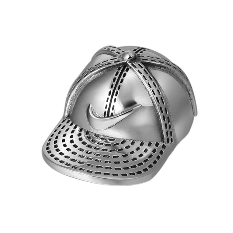 S925 Стерлинговое Серебро модный поп очаровательный Спортивная шляпа подвеска для