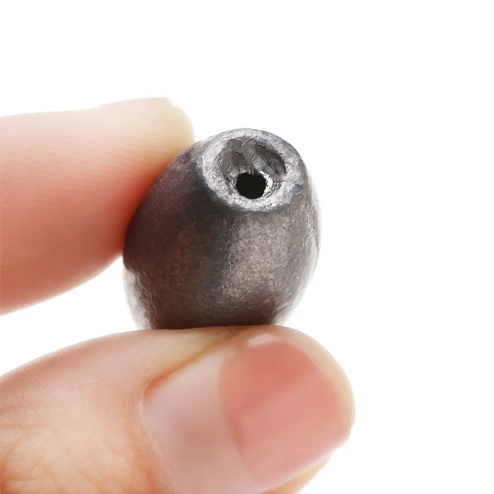 10 шт для рыболовного грузила в форме оливы полая приманка весовые весы 0 5g 10g осень