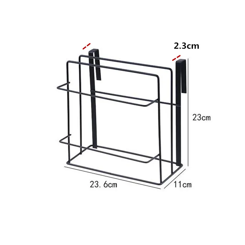 

Kitchen Double Layer towel rack hanging holder Cabinets Shelf Chopping Board Storage Rack Hanger Shelf Kitchen Accessories