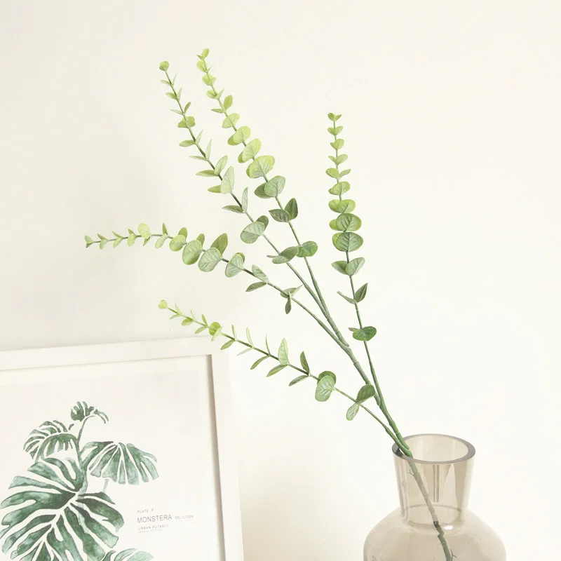 Искусственный цветок на одной ветке украшение для дома свадебный настенный