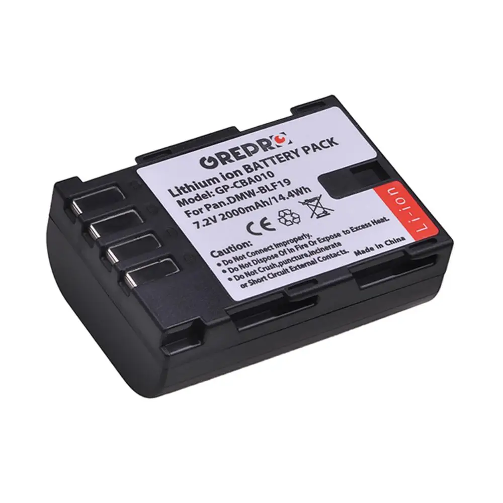 Аккумулятор DMW BLF19 BLF19E DMW-BLF19 2 шт. двойное зарядное устройство со светодиодной