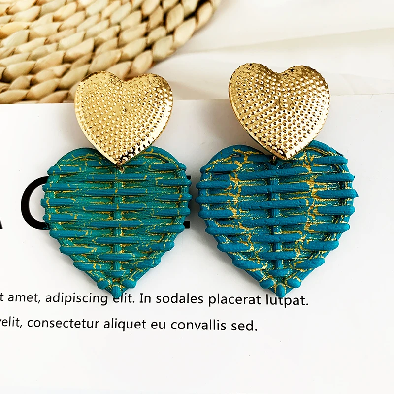 Роскошный свадебный резиновый подвесное сердечко серьги для женщин подарок на