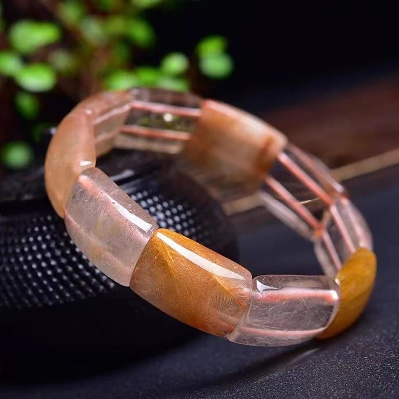 

Wholesale Color Hair Natural Crystal Bracelet Shiny Help Career Lucky Hand Row For Women Men Gift Fashion Jewelry