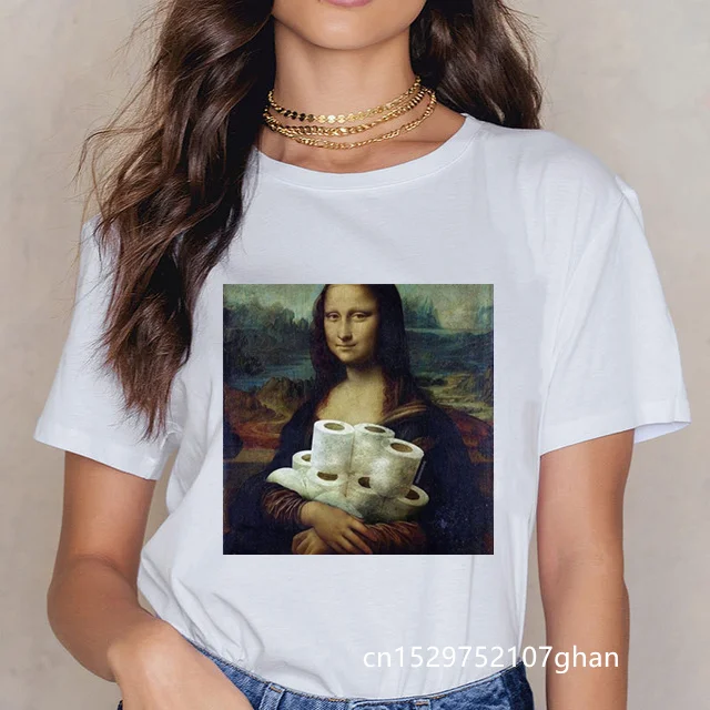 

New T-shirt Female I survived Toilet Paper panic 2020 Tshirt Spring Summer Women's shirt Avant-garde vestidos O-Collar T-shirts