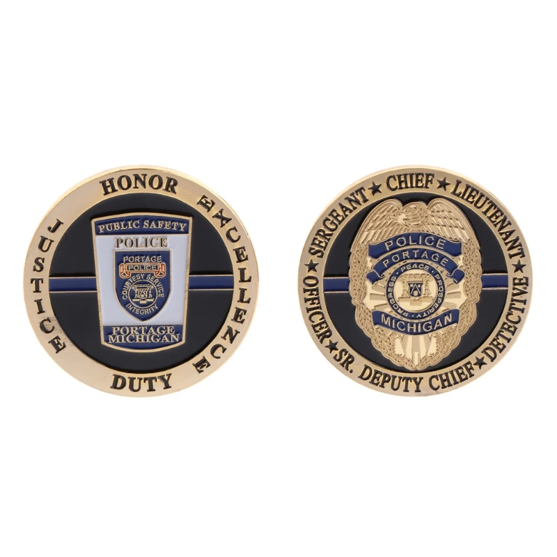 

Commemorative Coin Michigan Police Chief Sergeant Collection Arts Gifts Souvenir