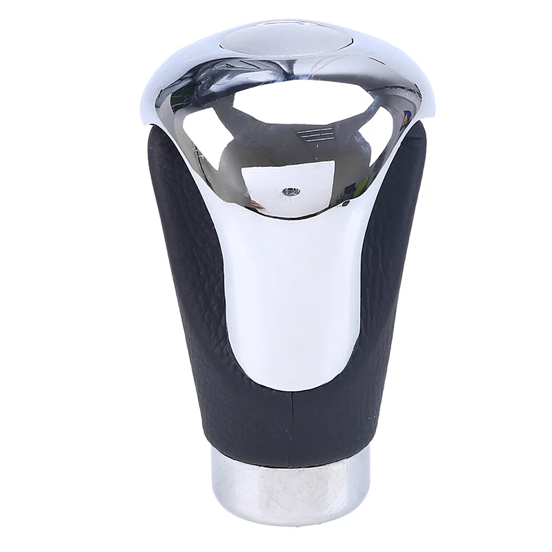 Кожаный хромированный ручной рычаг переключения передач POSSBAY для автомобиля SUV в