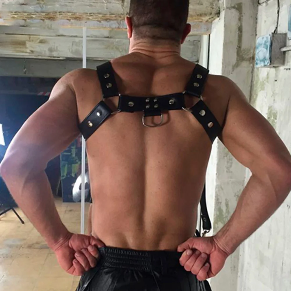 Мужской нижнее женское белье ручной работы кожаные ремни нагрудный Связывание