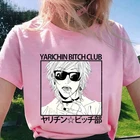 Kawaii Yarichin B Club, женская летняя модная повседневная одежда, топы в стиле аниме Harajuku, футболка с коротким рукавом, Милая футболка для девочек и мамы