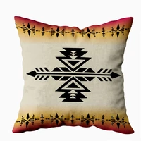 sofa pillow case home decorative throw pillow cover inch invisible zipper cushion cases geometric pattern native southwest
