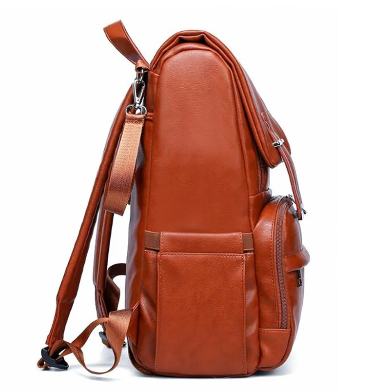 Большая сумка для подгузников из искусственной кожи рюкзак с теплоизоляцией мам