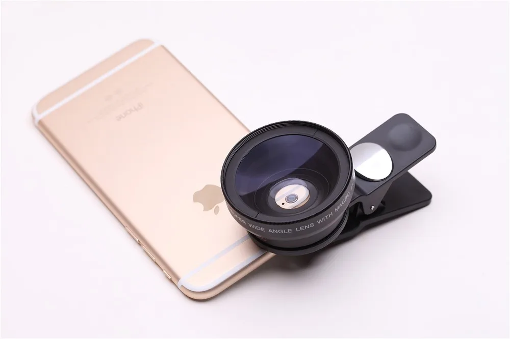 YIXIANG Универсальный профессиональный HD объектив камеры комплект для iPhone 7/6s Plus/6s/5S 0.45x супер широкоугольный объектив, 12.5x макрообъектив