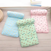 summer dog bed cool dog mat pet sofa cooling breathable cat bed washable cold silk portable travel sleep mat puppy product