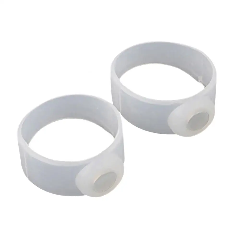 

2Pcs/Set Silicone Magnetic Foot Massage Toe Ring Durable Keep Slimming Health Circle Magnetic Toe Ring For Helping Weight Loss