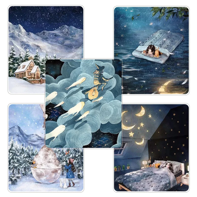 

6 Colors Metallic Watercolor Pigment Painting Glitter Cool Warm Colors Paint Water Color Pigment for Paint Drawing Art Supplies