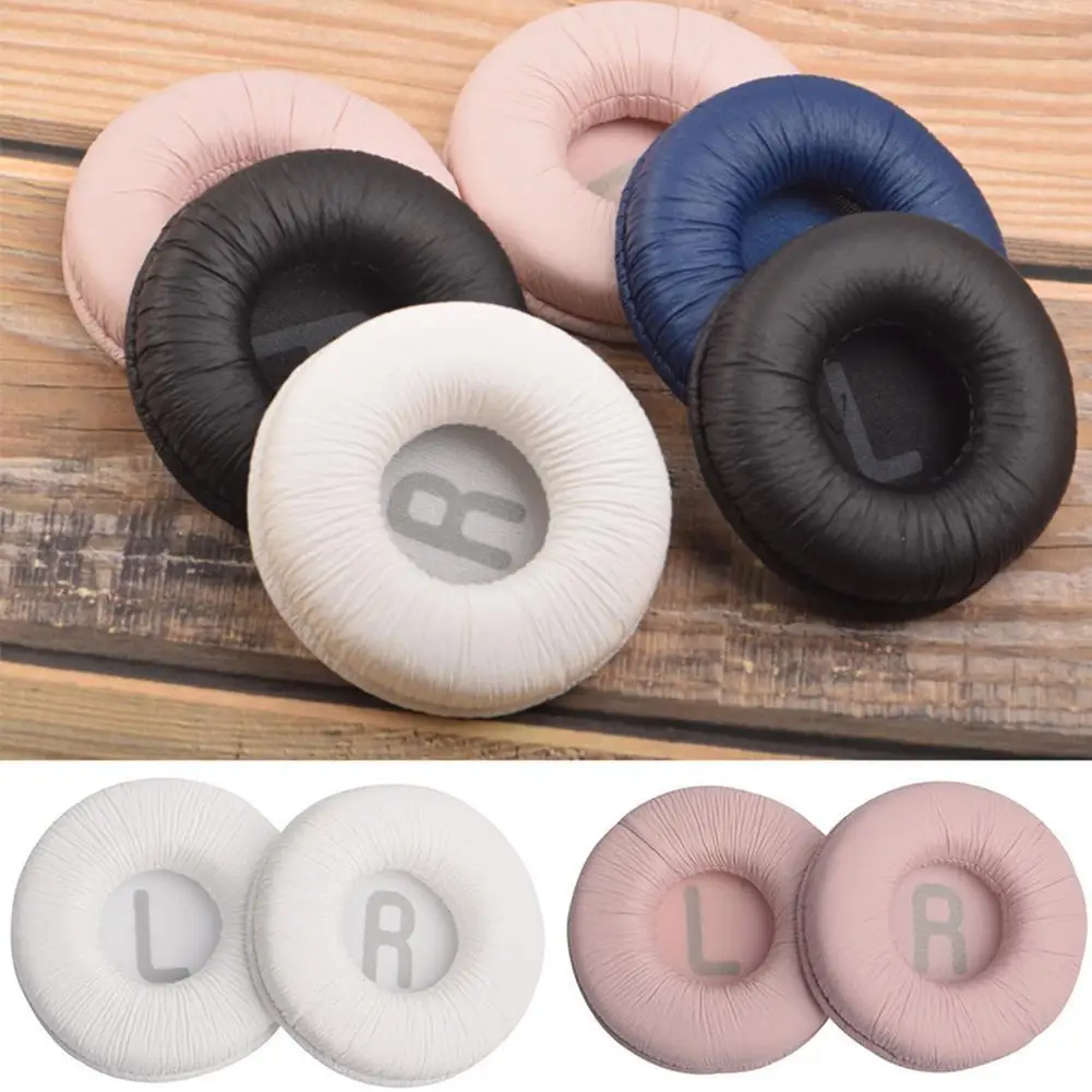 

1Pair Headphone Sponge Cover Ear Pads Cushion Cover T450BT Tune600 New T500BT Earphone Accessories Headset For JR300 2021 R5F1