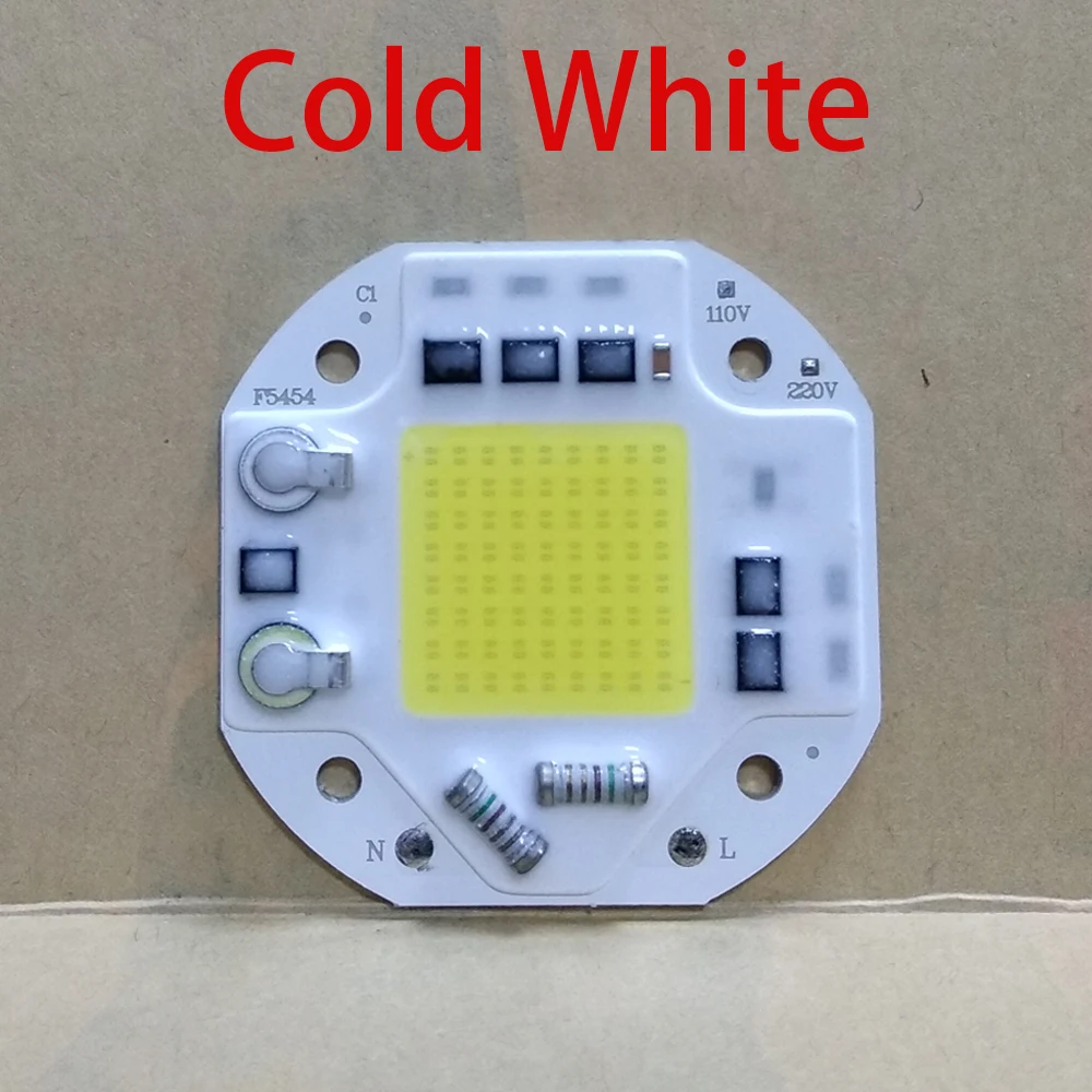 10 шт. AC80V 260V led cob чип 20 Вт 30 50 вход умный ic для Diy прожектор наружный настенный