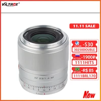 viltrox 23mm f1 4 af auto focus lens aps c large aperture lens for fujifilm fuji lens x mount x t3 x h1 x t30 x t20 camera lens
