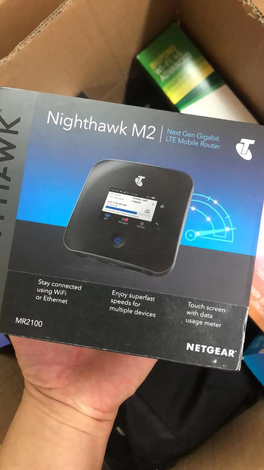 Разблокированный мобильный телефон Netgear Nighthawk M2 MR2100 cat20 4GX Gigabit 4G 2 Гбит/с 5CA точка