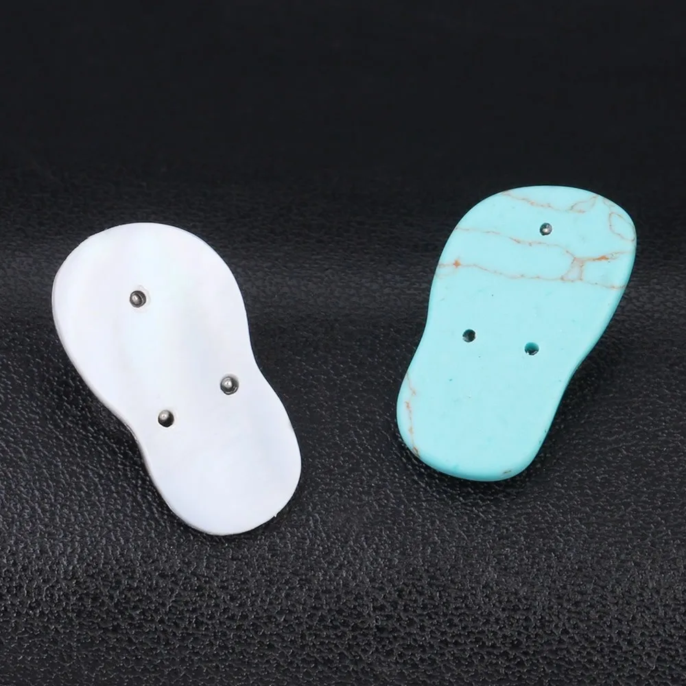 Натуральный камень abalone shell креативный Приморский кулон дамы ювелирных изделий DIY