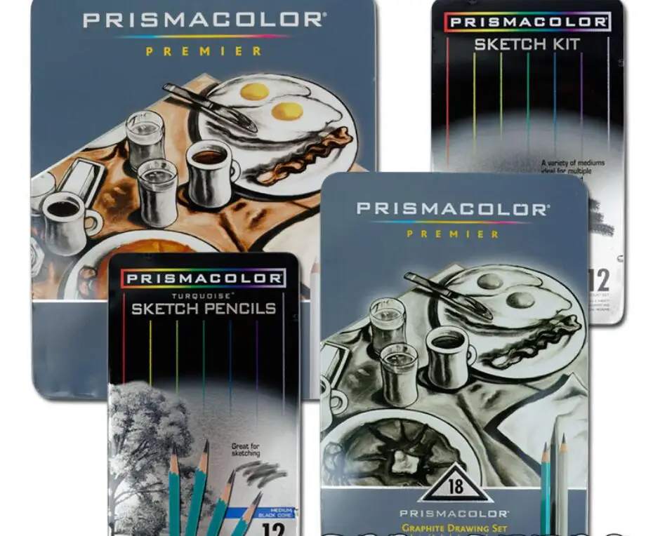 Новинка от производителя набор для набросков на древесном угле prismacolor premier