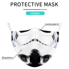 Реквизит для костюма косплея, игрушечная маска, маска с принтом для взрослых, моющиеся маски, многоразовая маска из ткани с 2 фильтрами