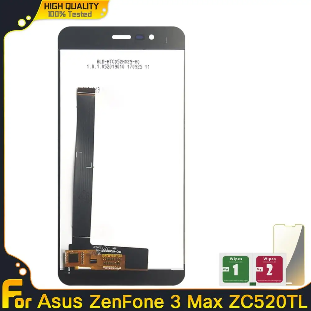 ЖК дисплей для ASUS Zenfone 3 MAX ZC520TL X008D сенсорный экран с цифровым преобразователем в