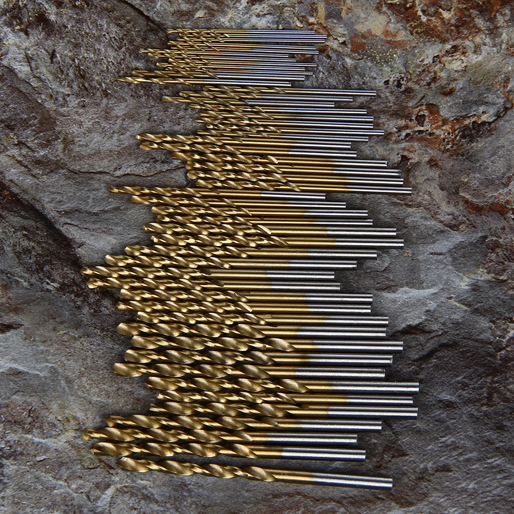 

70Pcs straight shank high speed steel twist drill electric drill tool wood metal hole opener 1.0-3.0mm round shank