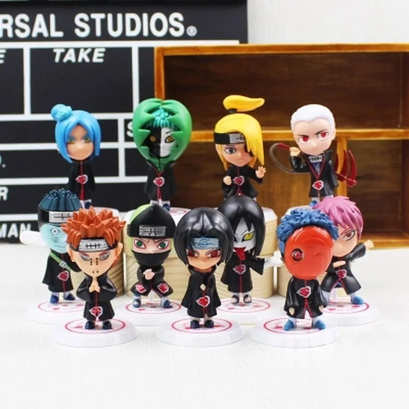 Фигурка Наруто из японского аниме 11 шт./компл. 2 6 дюйма|Игровые фигурки и