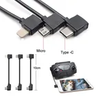 Кабель для передачи данных Micro USB Type-c OTG Mavic Air Mavic Mini аксессуары 10 см 30 см стол для телефона для DJI Mini 2 Mavic Pro Mavic 2 Pro