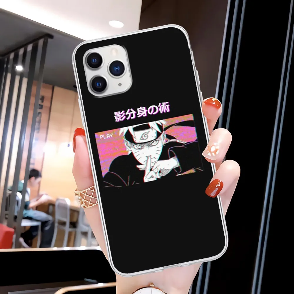 

Naruto Cool Anime Aesthetic Transparent Mobile Phone Case For Iphone 12 11 Pro Xs Max 6s 7 8 Plus Xr Xs X 5s Se 2020 Clear Cover