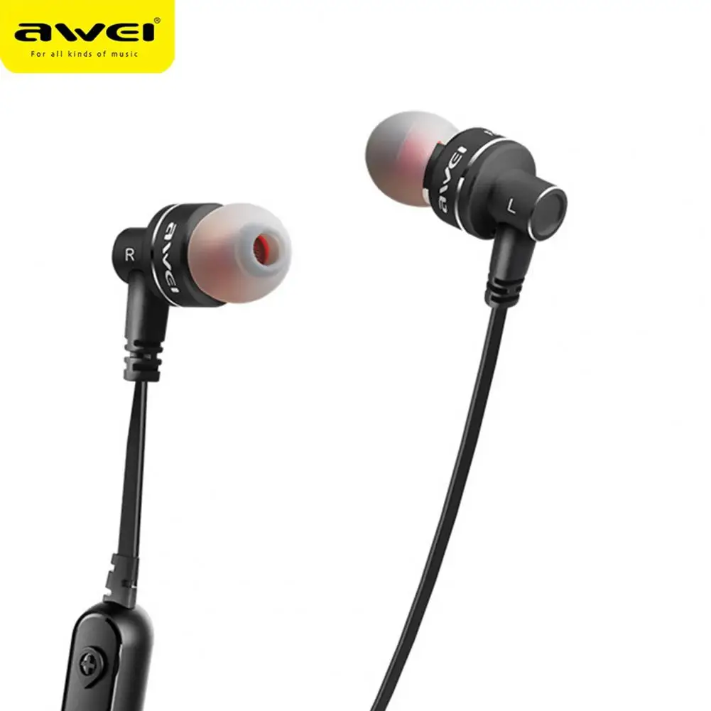 

AWEI B990BL Bluetooth Earphone In-ear Magnetic Mini Stereo Wireless Sport Headset for Mobile Phone