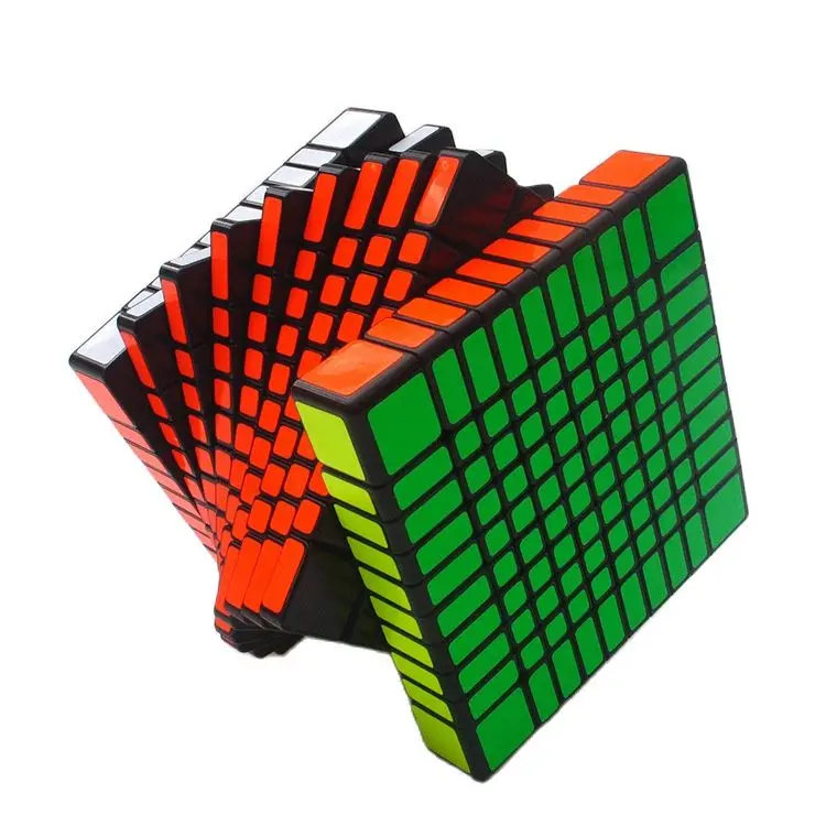 Фото Оригинальный Yuxin Huanglong 10x10x10 Cube Zhisheng Speed Cube Puzzle 10Layer Twist Spring 10x10 Cubo Magico Обучающие образовательные игрушки №2
