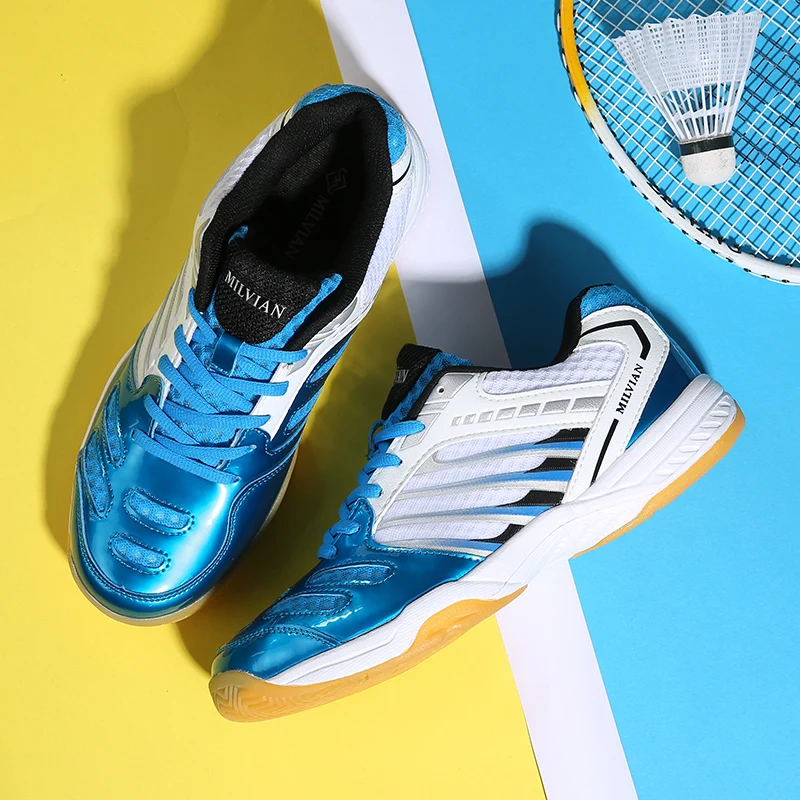 

Professional Badminton Shoes Men Women Anti Slip Tennis Shoes High Quality Volleyball Sneakers Men Size 36-45 Tennis Footwear