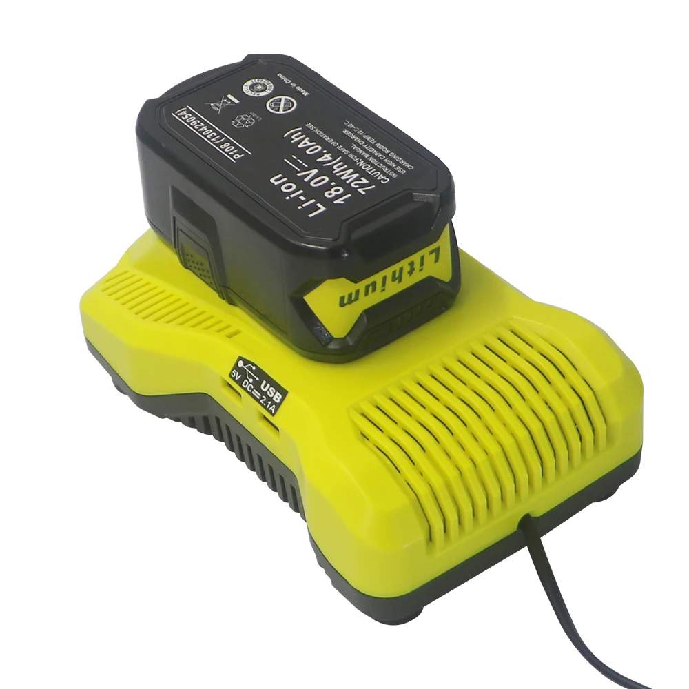 Зарядное устройство P117 для литий-ионных аккумуляторов 3 А 12 В 14 4 18 в NI-CD Ryobi P102 P107 P108