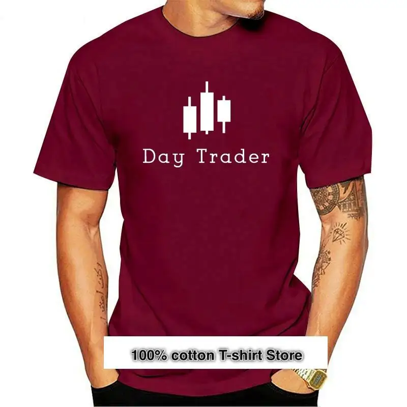 

Camiseta para hombre de Day Trader, ropa para hombre, comercio de moneda, Gift de cita para hombre