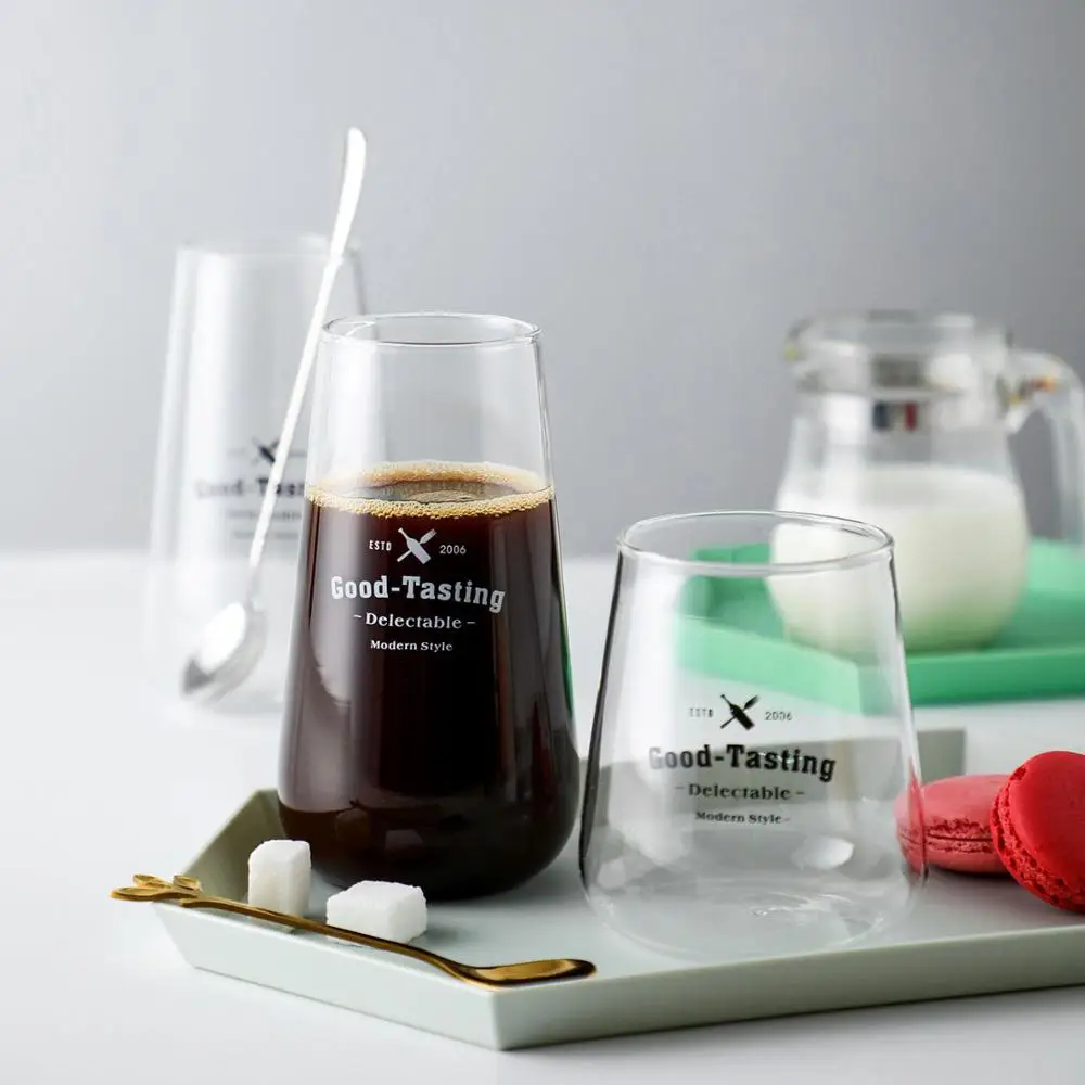 500 мл пивного стекла прозрачная стеклянная кружка для питьевой воды дома 1