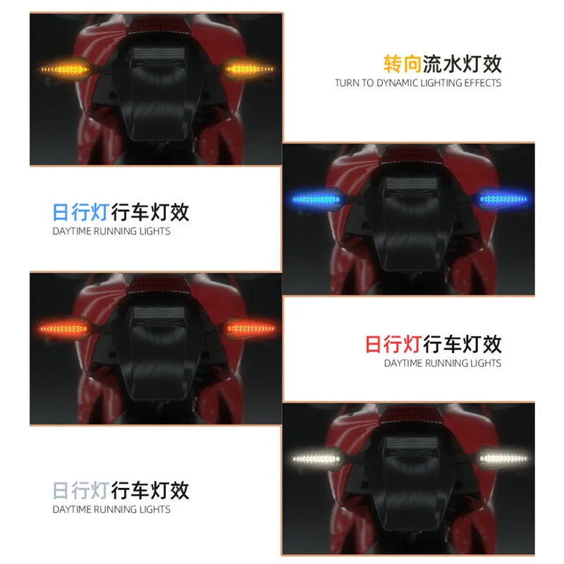 Гоночный скутер мото грязевой мотоцикл с мигающими указателями для KTM Husqvarna световой сигнал поворота мотокросса мигалка мотоцикла LED.