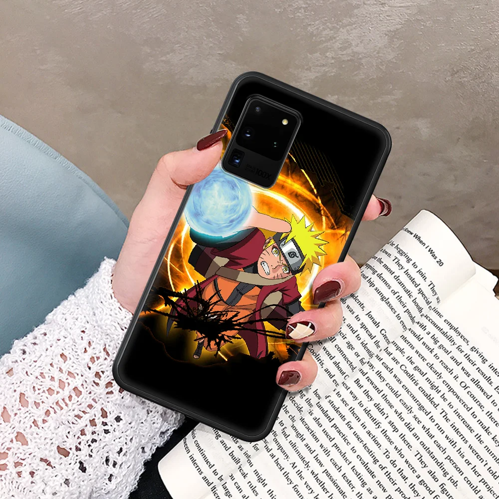 

Classic Anime Naruto Phone Case For Samsung Galaxy Note S 8 9 10 20 Plus E Lite Uitra black Etui Silicone Funda Tpu Waterproof