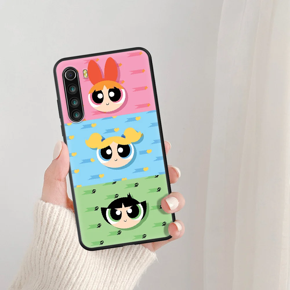 

Powerpuff Girls Phone Case For Xiaomi Redmi Note 7 8 8T 9 9S 4X 7 7A 9A K30 Pro Ultra black Funda Tpu Waterproof Pretty Prime